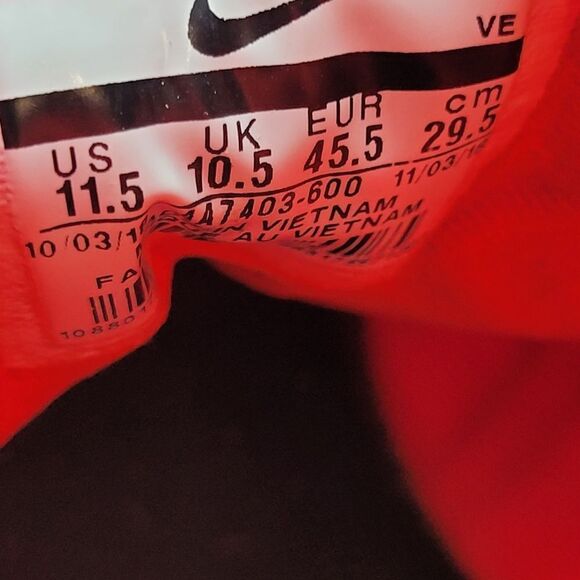 Nike QuestUniversity Red Men's AA7403 600 Running Sneaker Shoes Size 11.5 - Picture 9 of 10